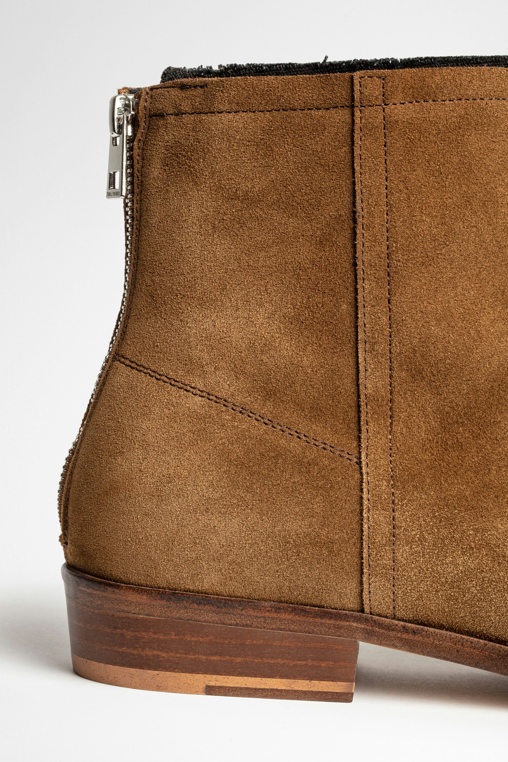 Botines Romare Suede Cuero - Botines de hombre de ante coñac